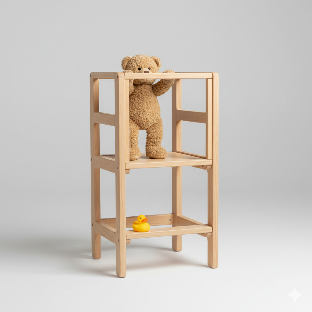 Montessori-Inspired Toddler Learning Tower / Kitchen Helper