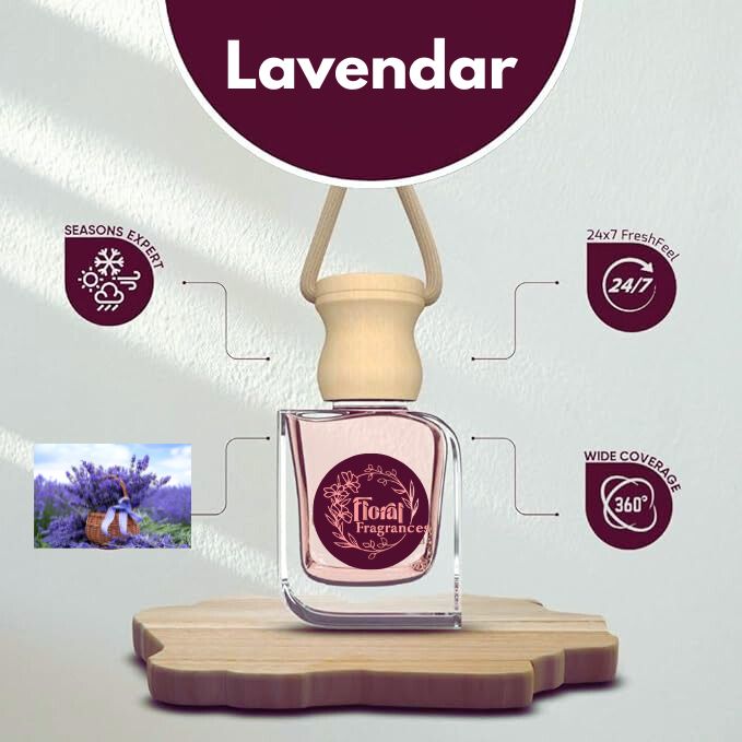 Lavander - Car Hanging Air Freshener- 10 ML
