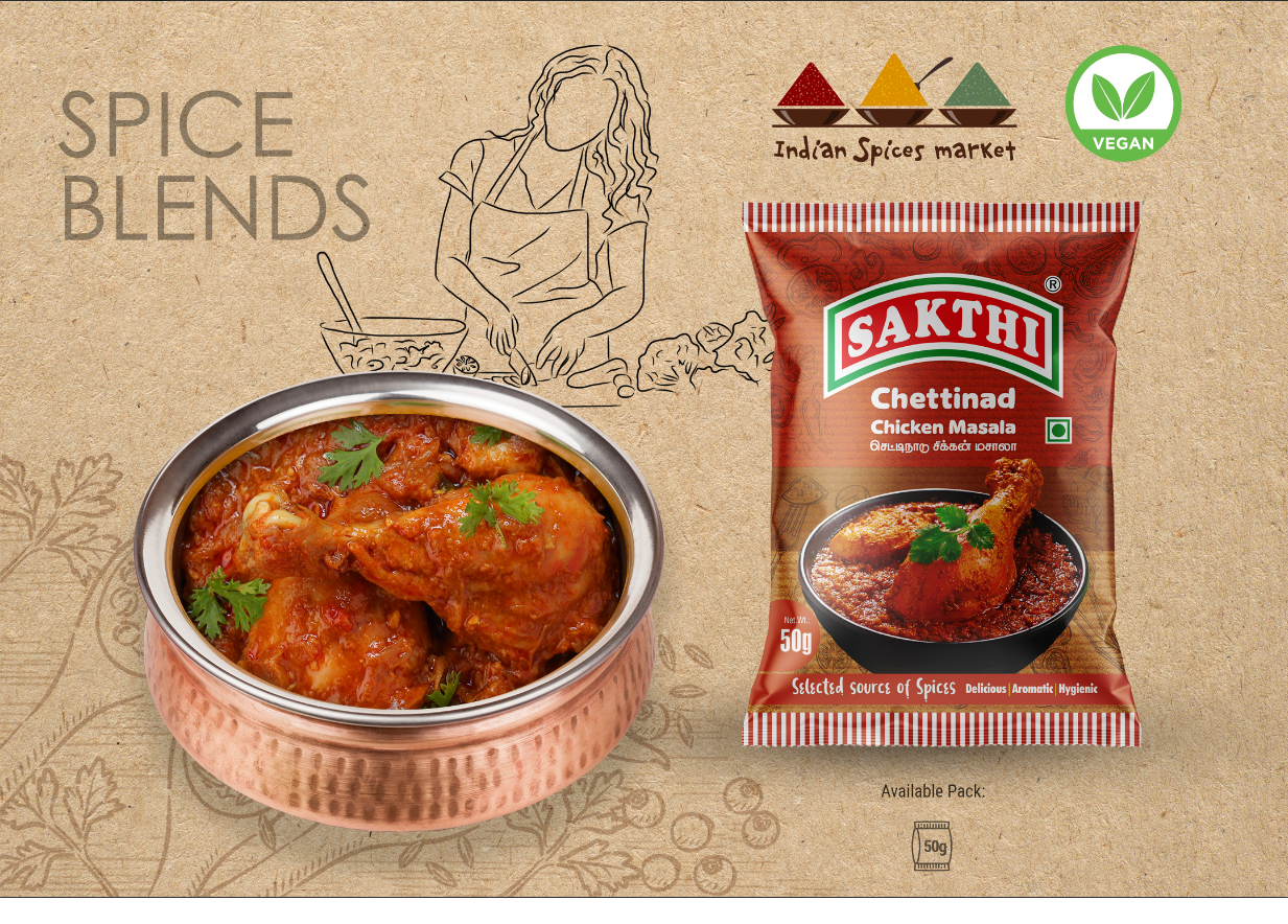 Chettinad chicken masala/செட்டிநாடு சிக்கன் மசாலா SAKTHI