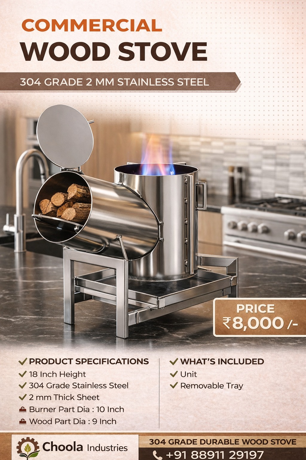 Commercial Wood  Stove