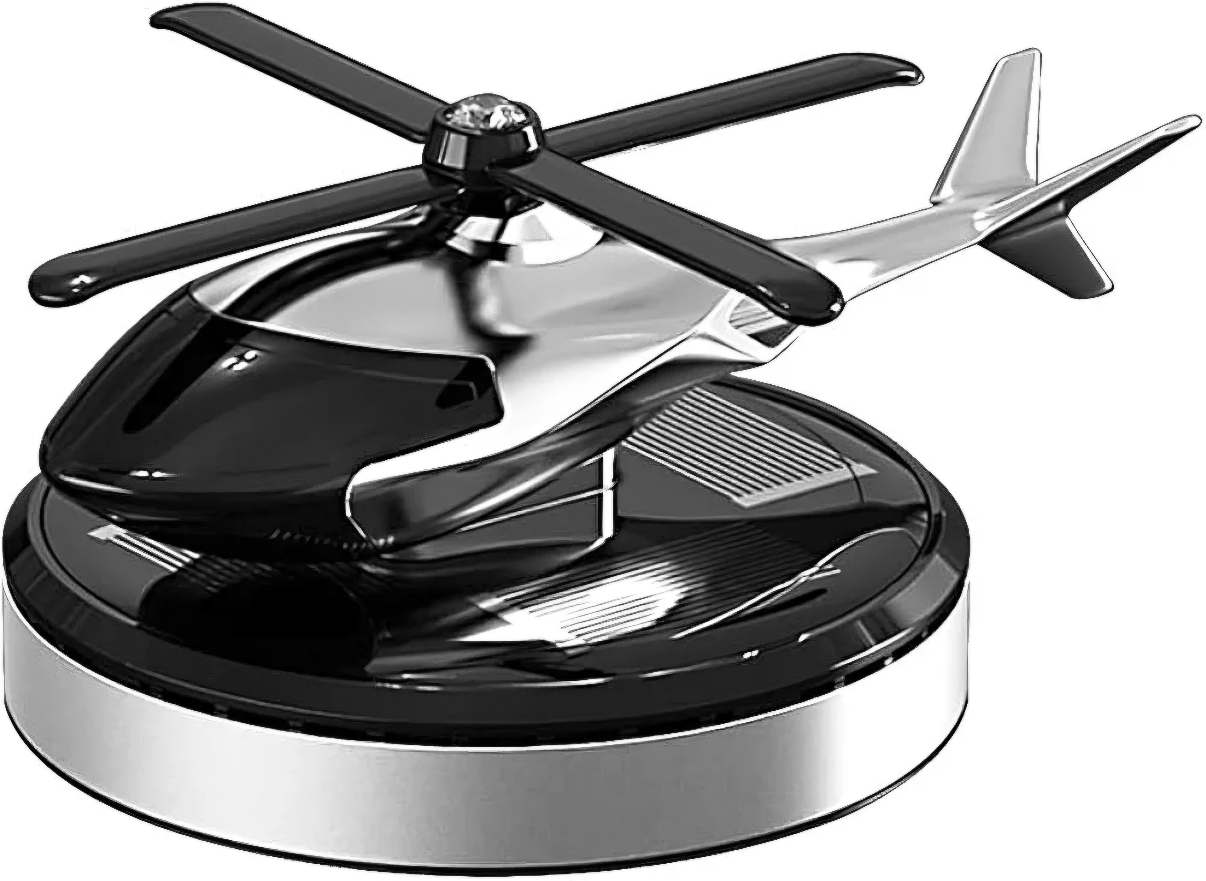 The Solar Powered Helicopter Car Air Freshener