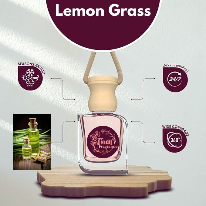 Lemon Grass - Car Hanging Air Freshener-10 ML
