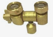 brass double nozzle