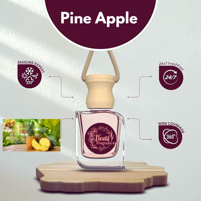 Pine Apple - Car Hanging Air Freshener-10 ML