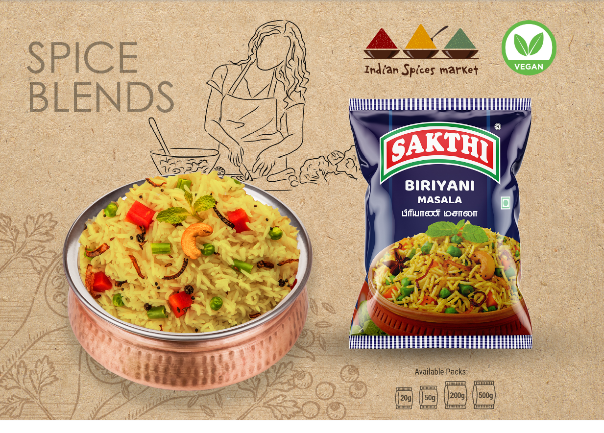 Biriyani masala/பிரியாணி மசாலா SAKTHI