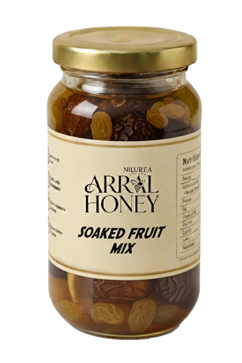 honey soaked mixed fruits