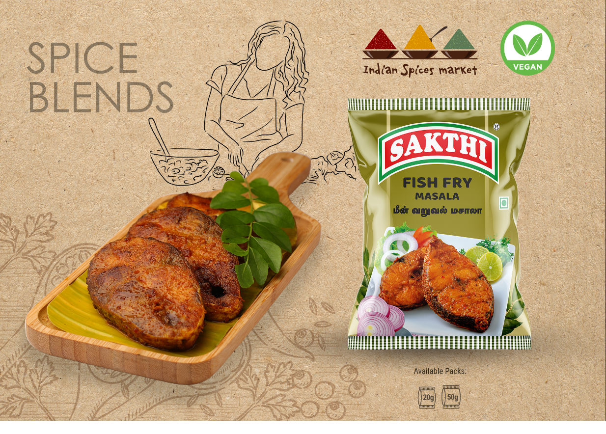 Meen varuval masala,Fish fry/மீன் வறுவல் மசாலா SAKTHI