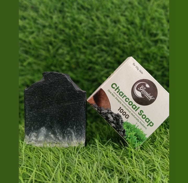 Charcoal handmade soap