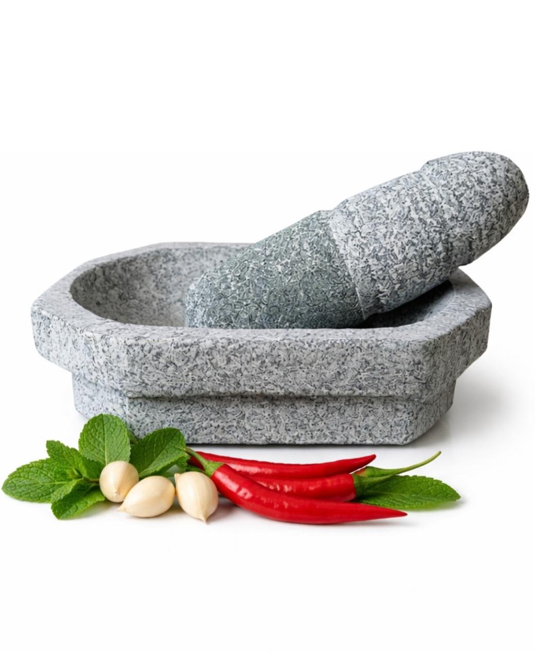 Traditional Stone Kalvam (Stone Mortar and Pestle)