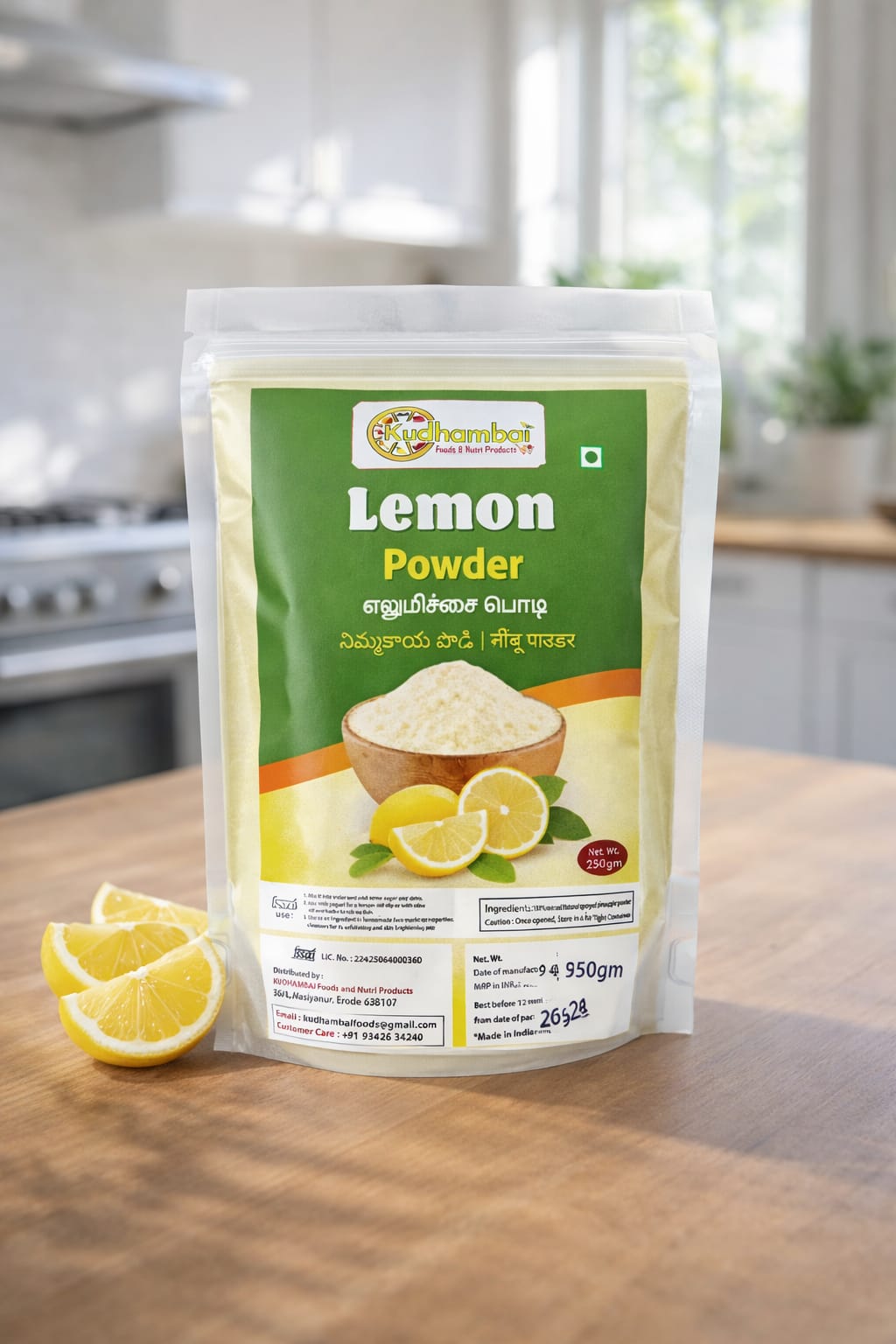 Lemon powder