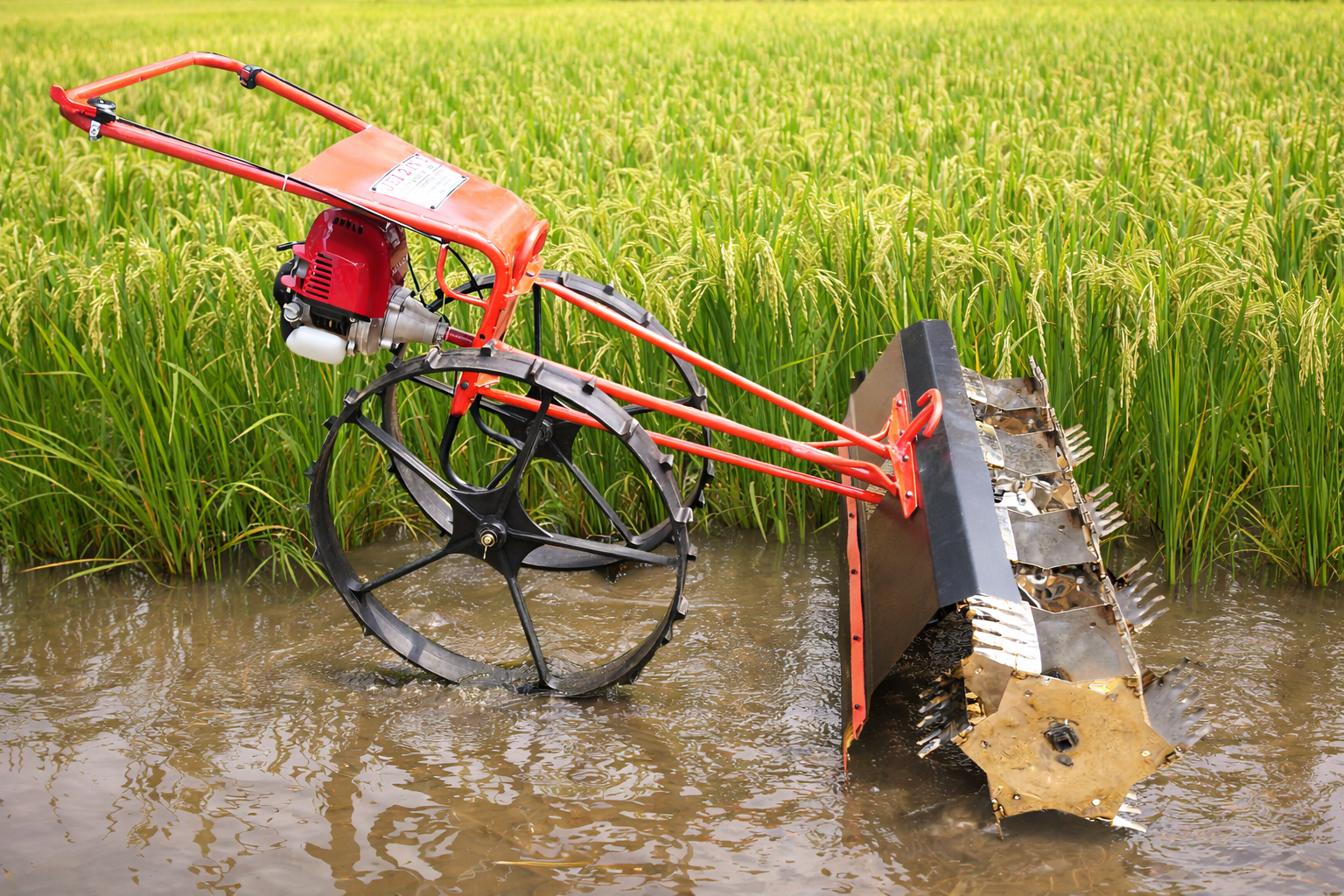 honda engine paddy wheeder