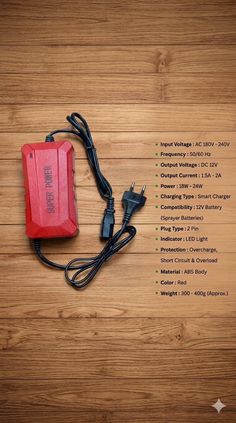 BATTERY SPRAYER CHARGER