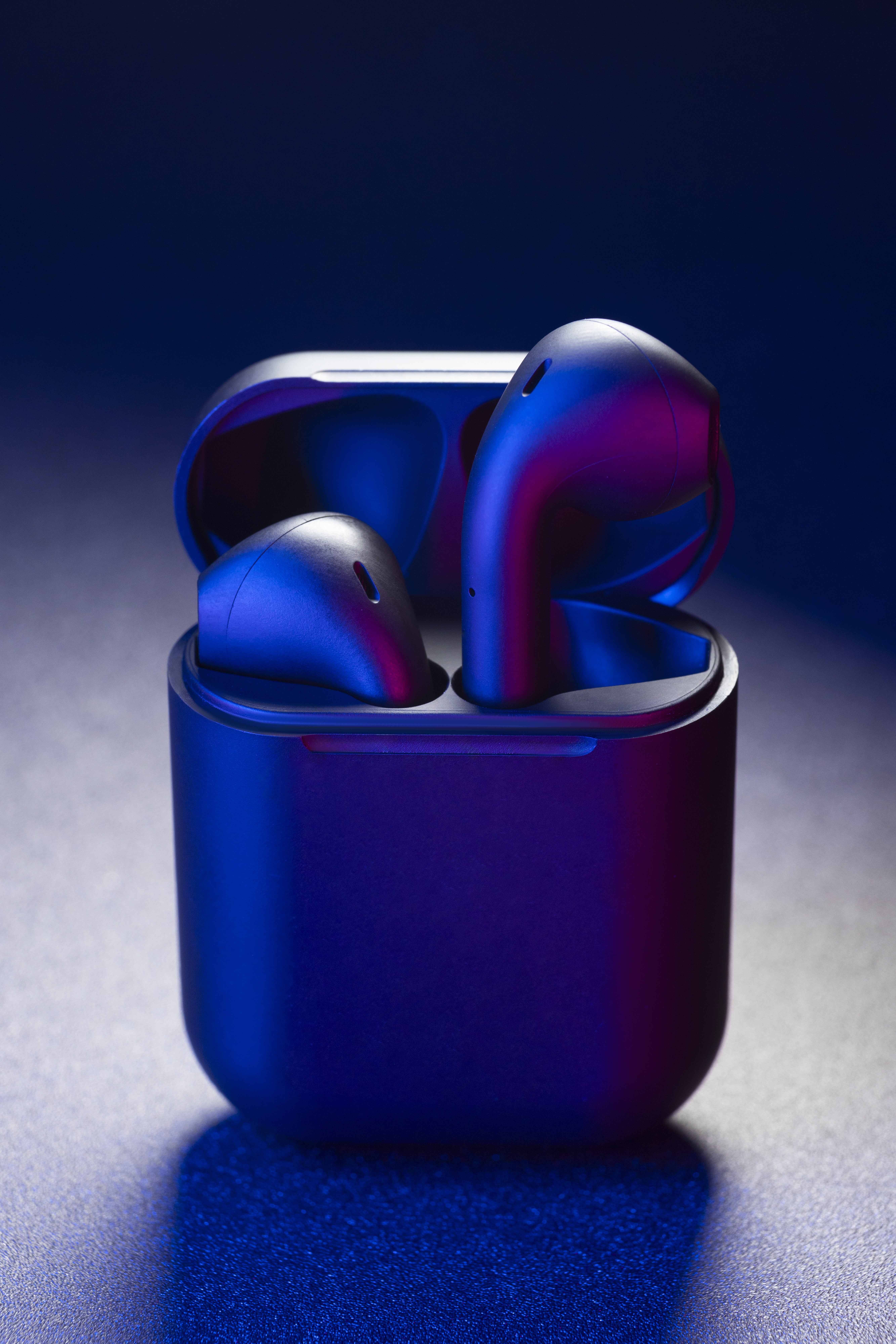 blue earpods