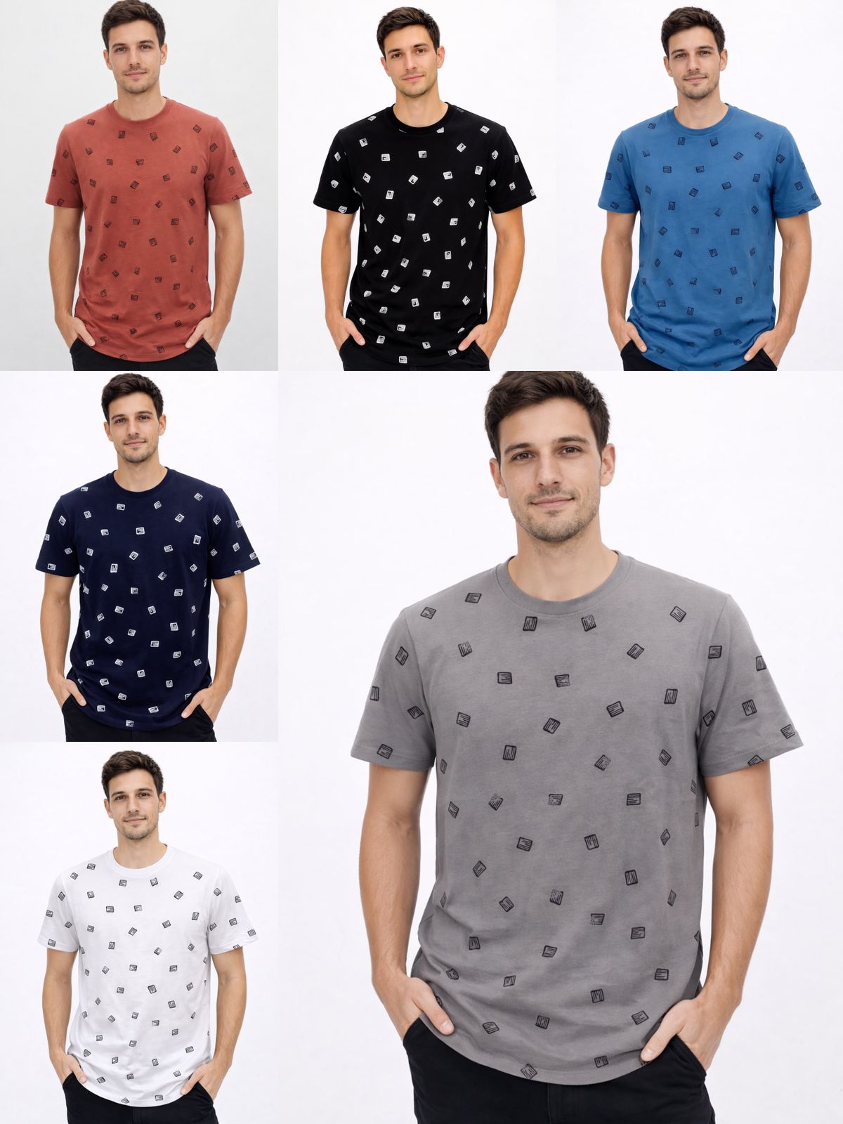 MENS HALFSLEEVE PRINTED T-SHIRTS