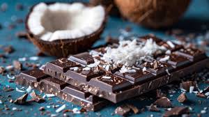Dark Chocolate with Coconut Flakes