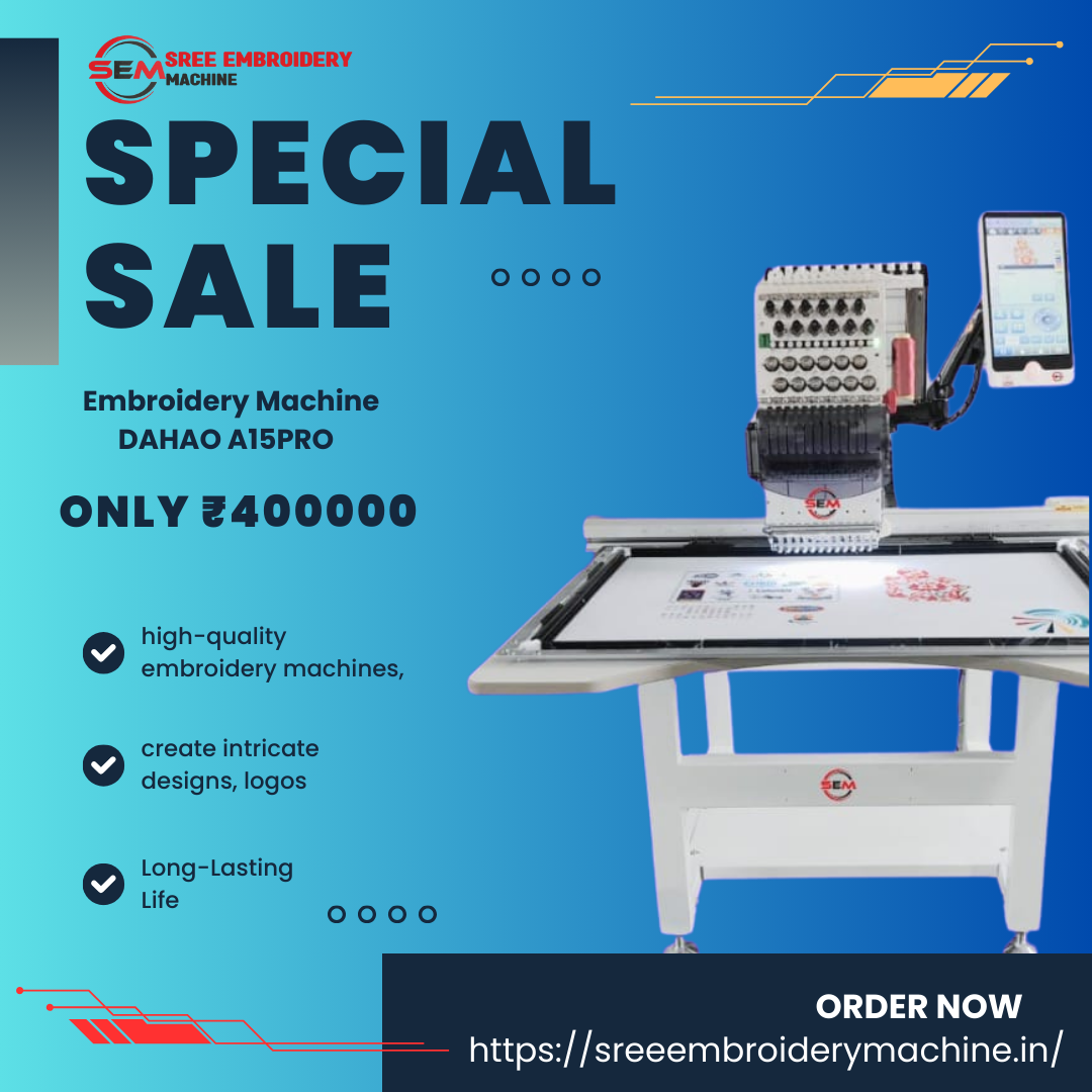 C Body Single Head Embroidery Machine