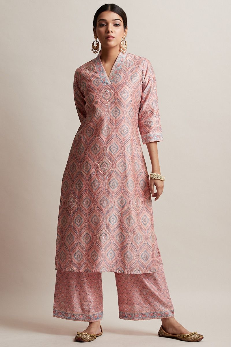 Ethnic Printed Kurta Set
