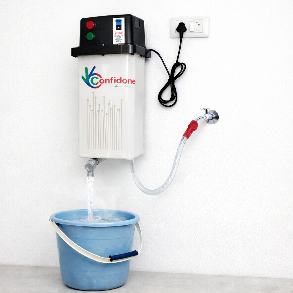 Confidone 2 L Rapid Instant Water heater MCB fitted