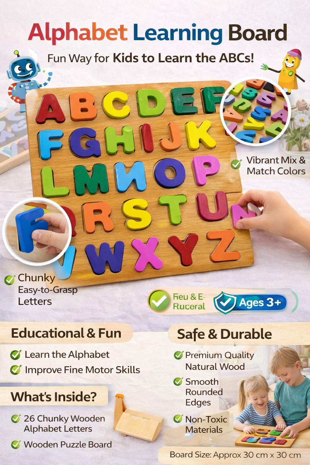 Alphabet Learning Board