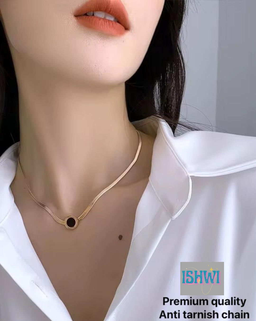 Antitatarnish Rosegold plated Necklace