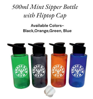 500ml Mint Sipper Bottle 96 pieces