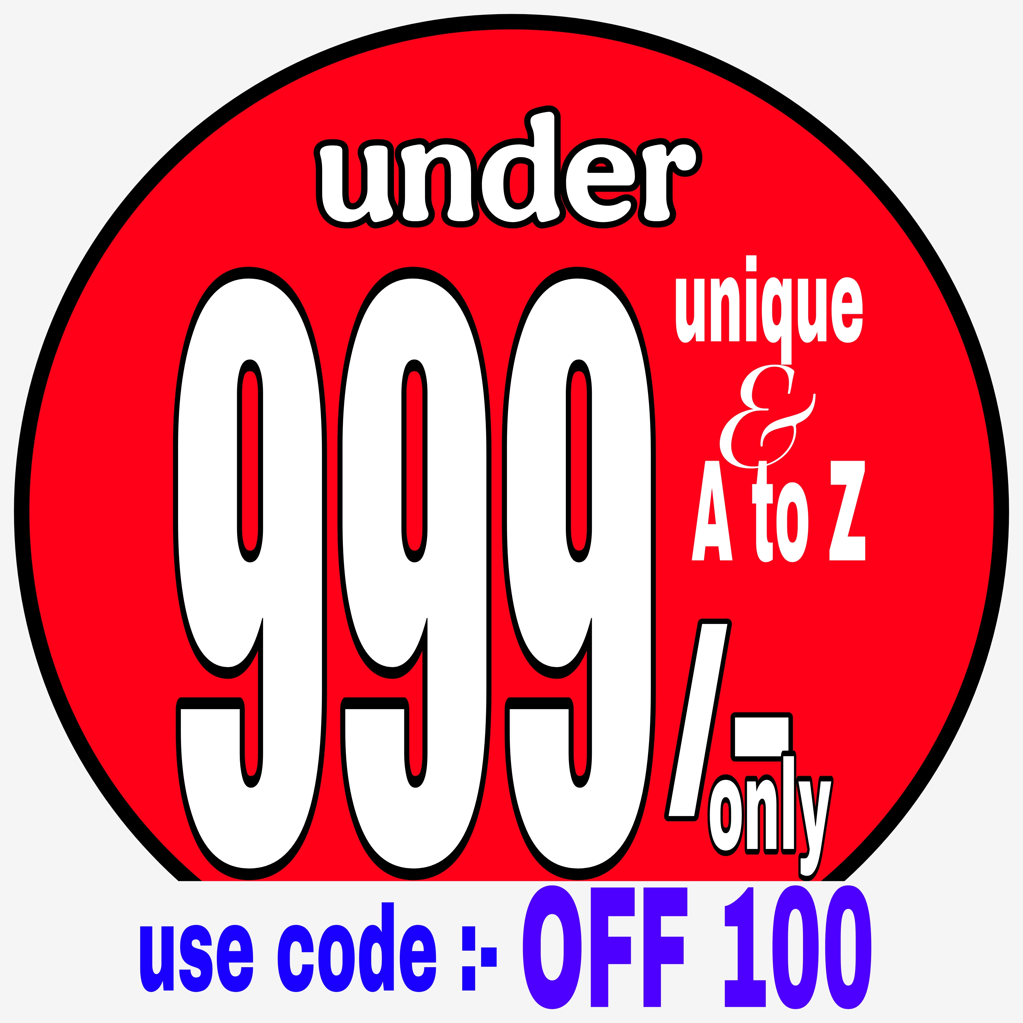 Under 999 products