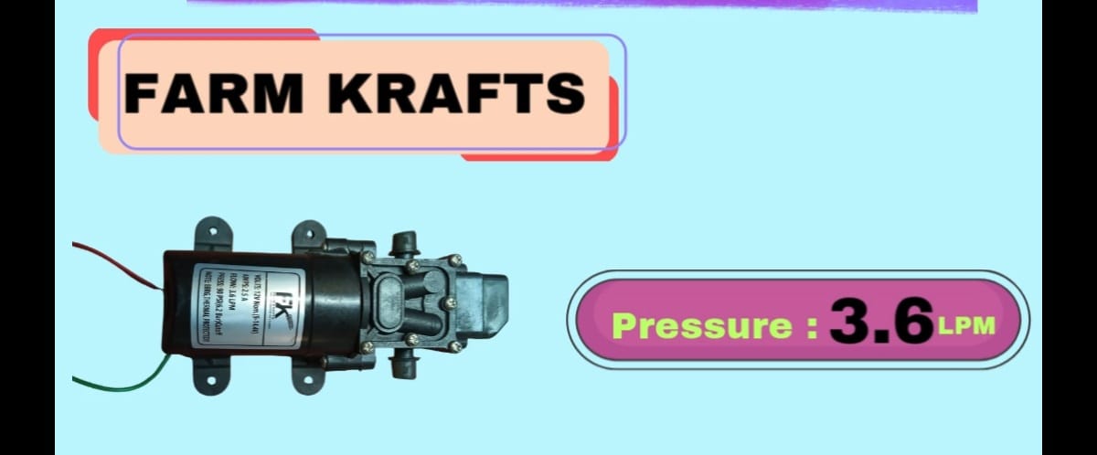 SPRAYER MOTOR  (FARM KRAFTS 3.6 LPM)