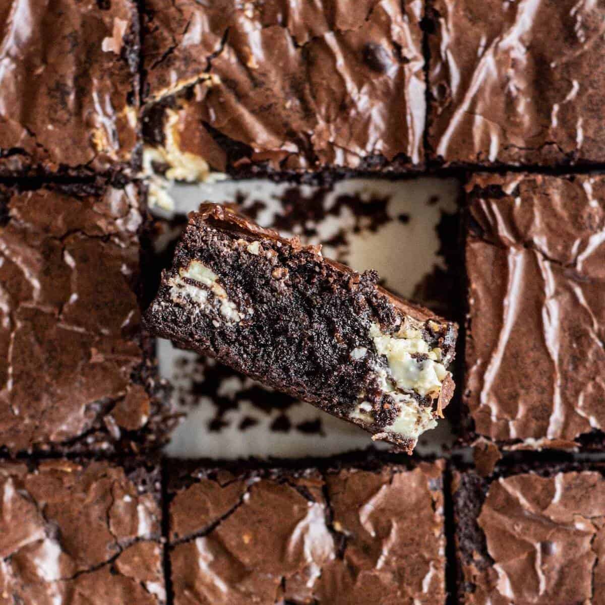 TRIPLE CHOCOLATE BROWNIE
