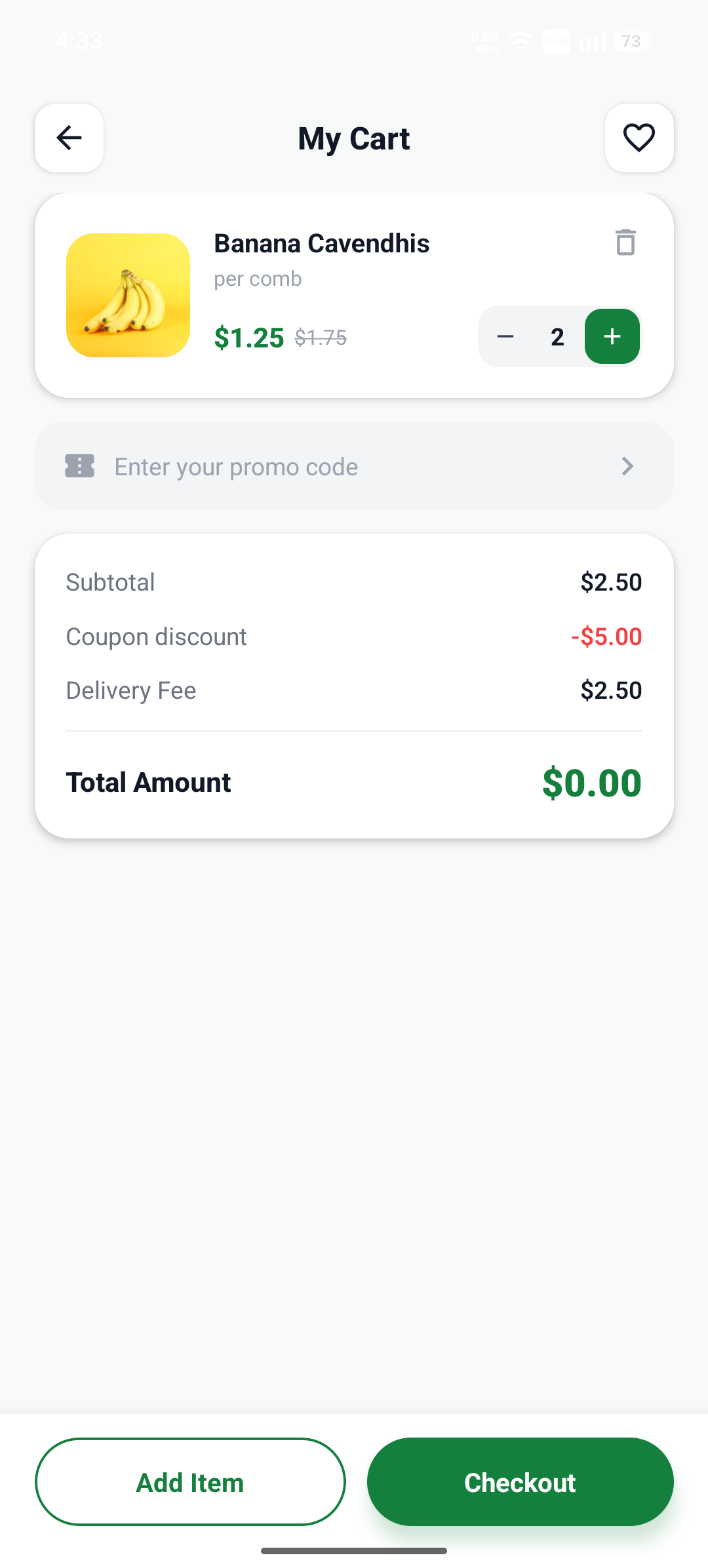App screen